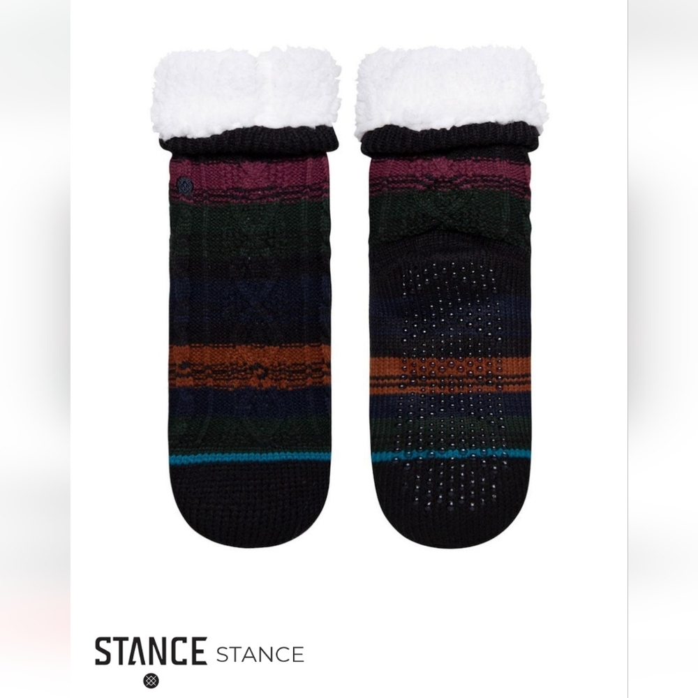 NWT Unisex Stance Multicolor Cozy Slipper Socks - Picture 1 of 10